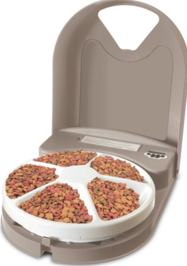 petsafe eatwell 5 meal automatic cat feeder
