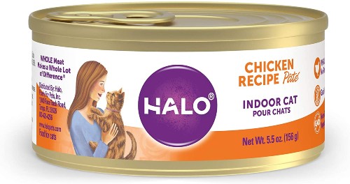 Halo Wet Cat Food For Indoor Cats