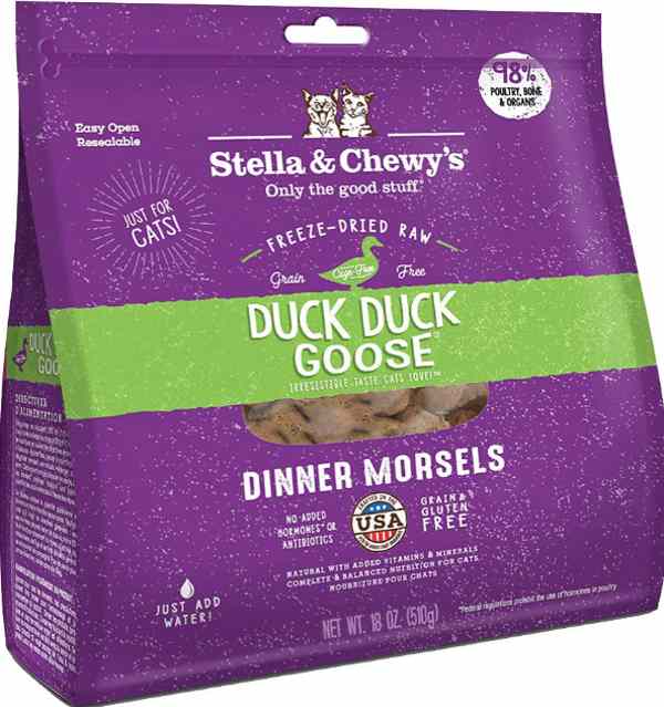 Stella chewy's duck goose freeze dried cat food