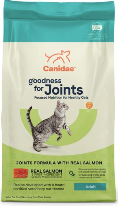 Canidae cat food with glucosamine