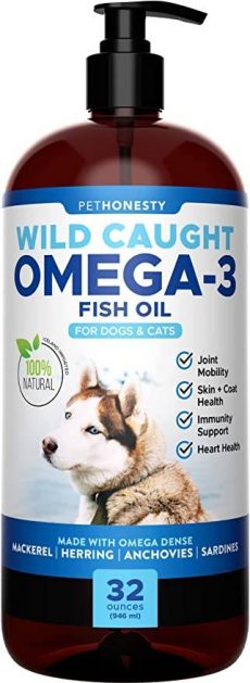 Pethonesty Omega 3 cat arthritis supplement